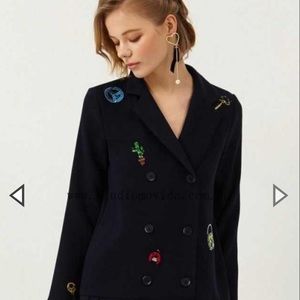 Storets Tammy Sequin Patch Drop Pleat Hem Dress